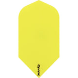 Designa DSX100 Dart Flights - Slim Yellow