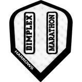 *Harrows Dart Flights - Dimplex Marathon - Std - Black Rim