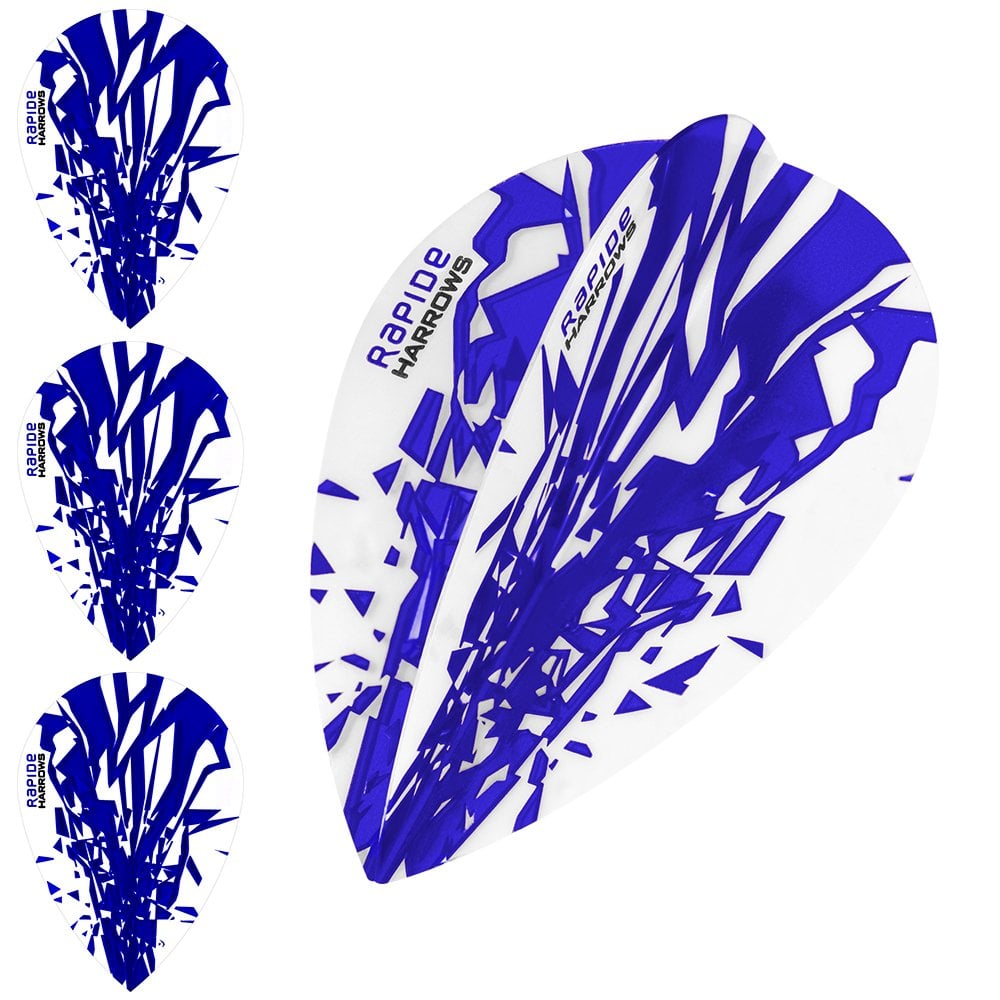 *Harrows Rapide Dart Flights - Pear Shape - 100 Micron
