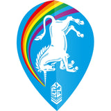 Unicorn Ultrafly Dart Flights - 100 - Xtra Pear - Rainbow