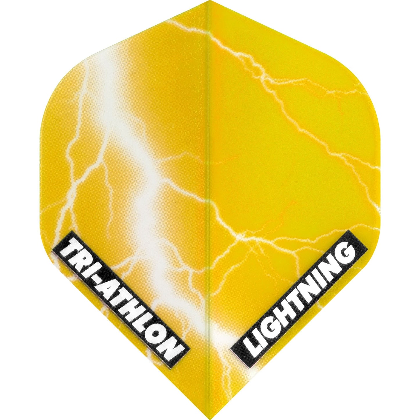 McKicks Lightning Dart Flights - Triathlon - Std - Clear Clear Yellow