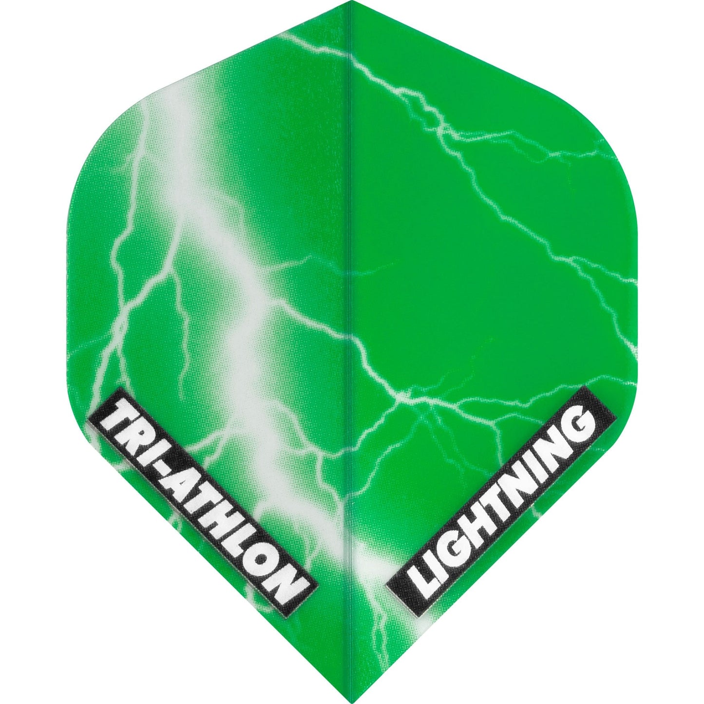 McKicks Lightning Dart Flights - Triathlon - Std - Clear Clear Green