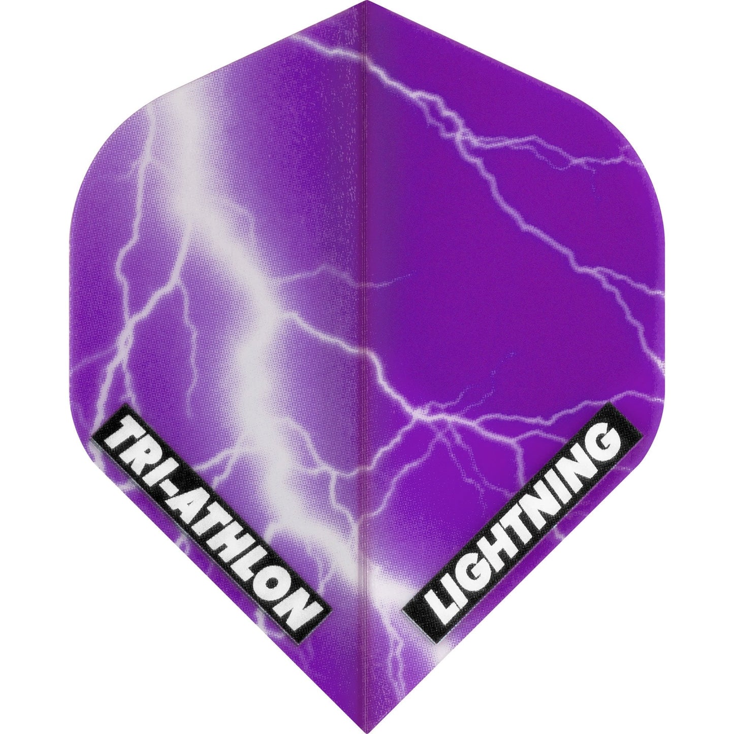 McKicks Lightning Dart Flights - Triathlon - Std - Clear Clear Purple