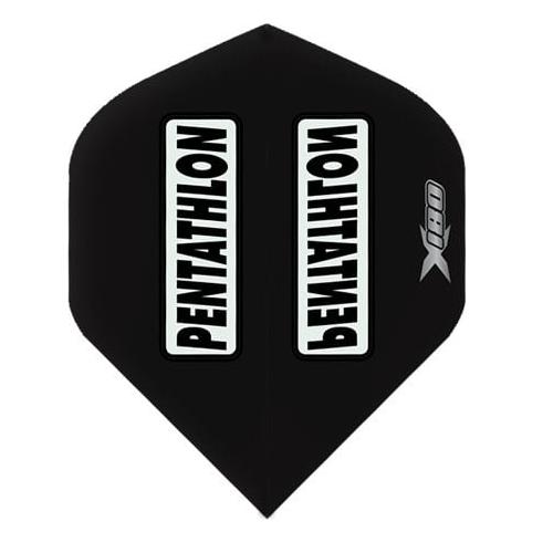 Pentathlon Dart Flights - 180 Micron - Ultra Thick - Std Black