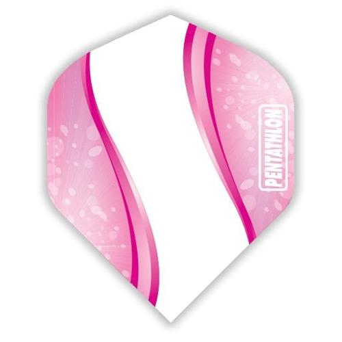 *Pentathlon Dart Flights - Extra Strong - Std - Curve Pink