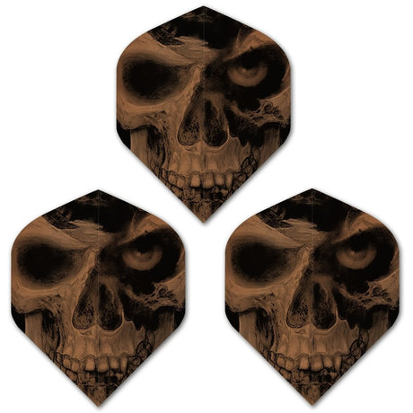 Alchemy Dart Flights - No2 - Std - Copper - Pole Axed Skull