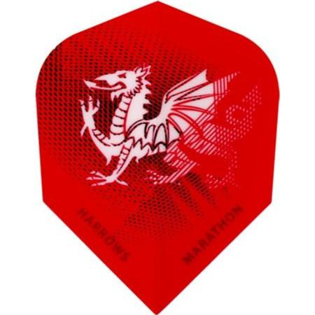 Harrows Dart Flights - Marathon - Extra Strong - Std - Wales