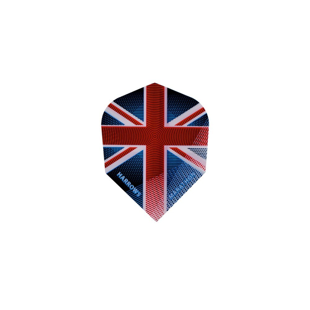 Harrows Dart Flights - Marathon - Extra Strong - Std - Union Jack