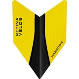 Harrows Retina-X Dart Flights - Velos Yellow