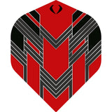 DC BlackFin Dart Flights - 100 Micron - No2 - Std Red