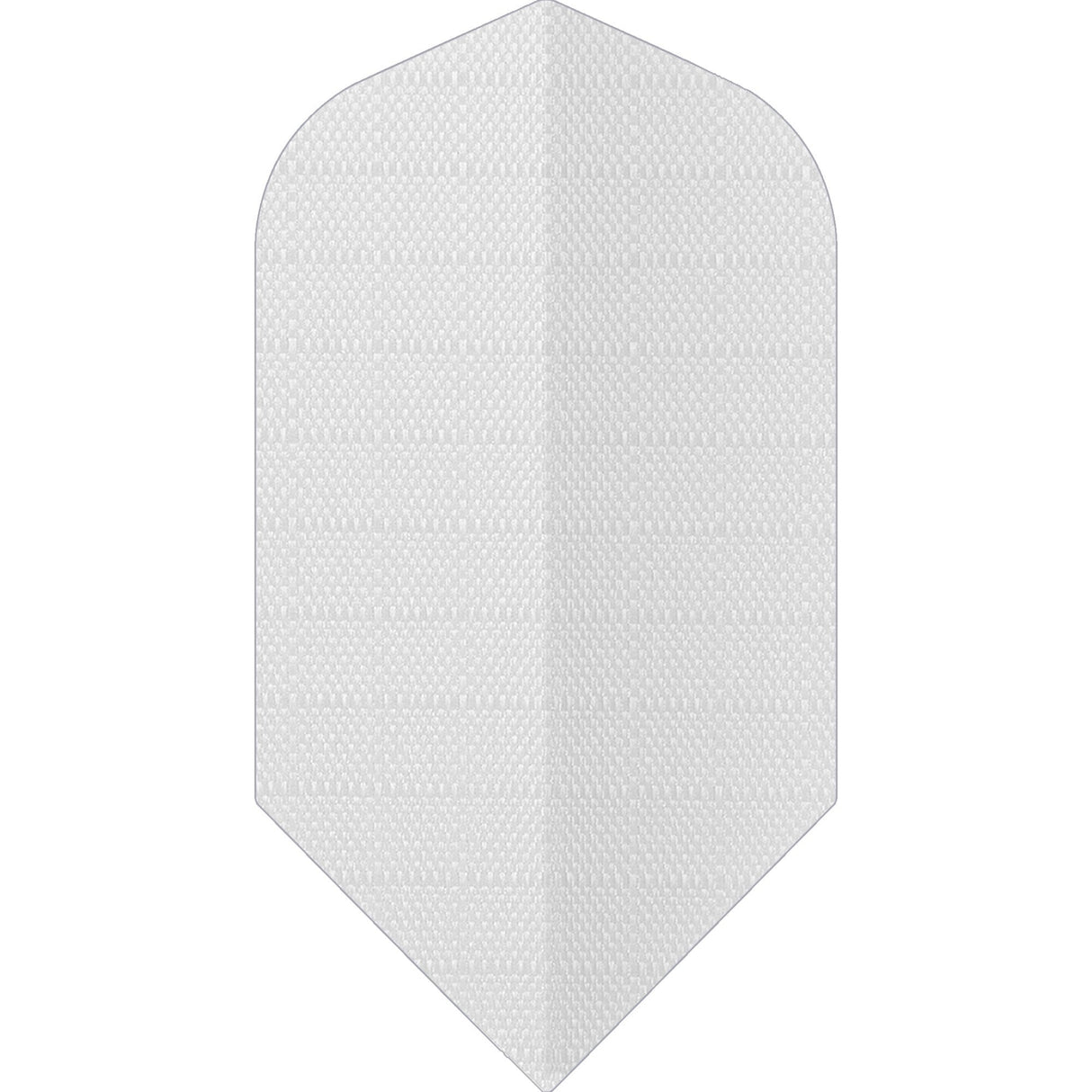 Designa Dart Flights - Fabric Rip Stop Nylon - Longlife - Slim White