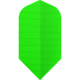 Designa Dart Flights - Fabric Rip Stop Nylon - Longlife - Slim Fluro Green