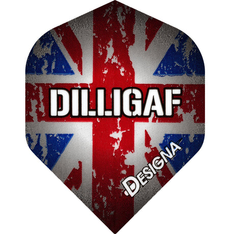 Designa Dart Flights - Extra Strong - Std - Dilligaf Union Jack