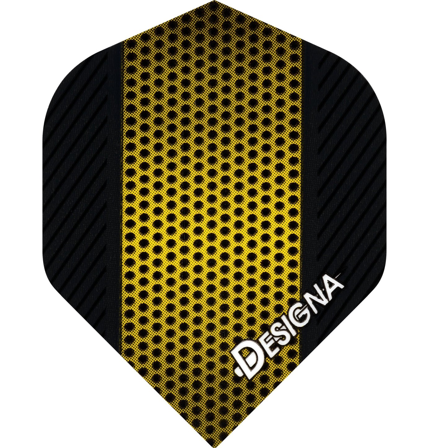 Designa Dart Flights - Extra Strong - Std - Yellow Metal