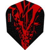 Harrows Rapide X Dart Flights - Std Shape - Rapide-X Red