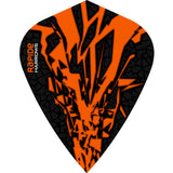 Harrows Rapide X Dart Flights - Kite Shape - Rapide-X Orange