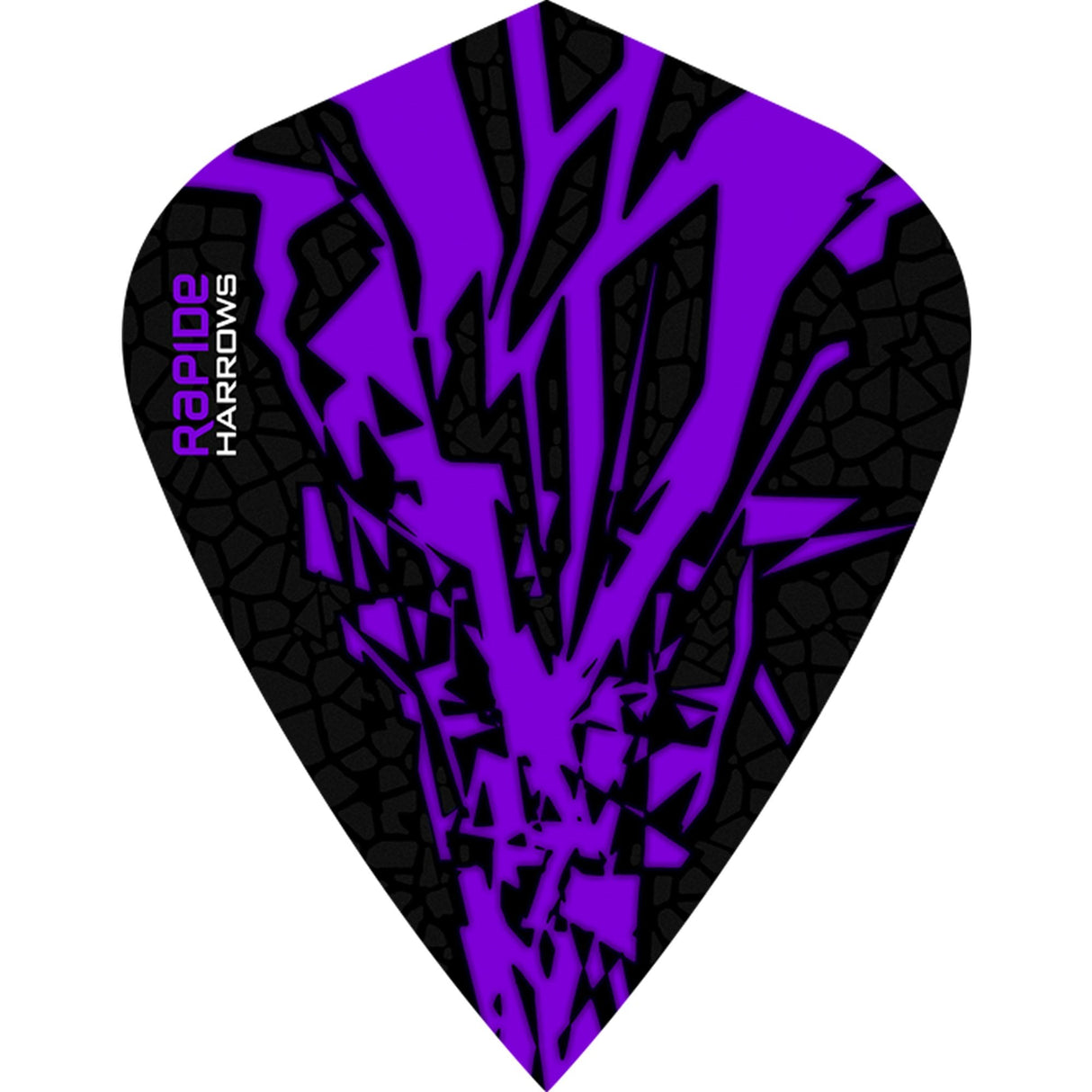 Harrows Rapide X Dart Flights - Kite Shape - Rapide-X Purple