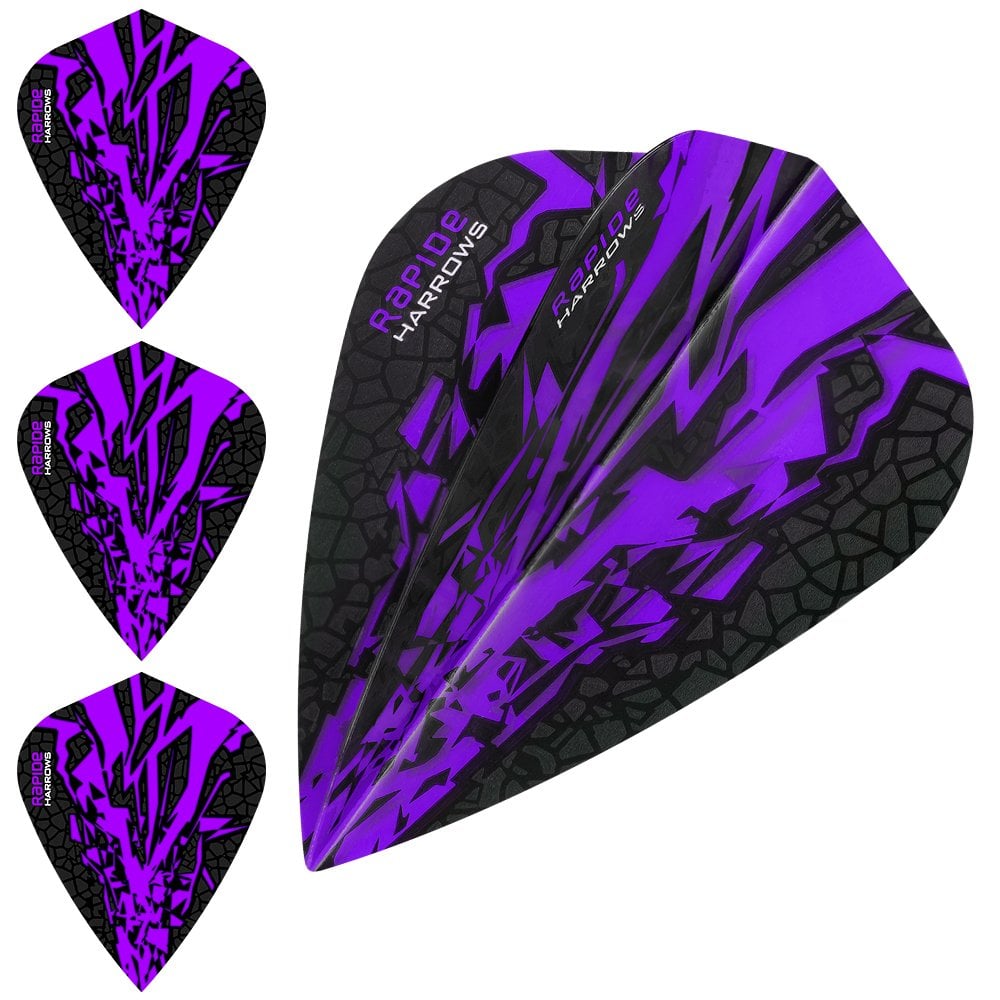 Harrows Rapide X Dart Flights - Kite Shape - Rapide-X