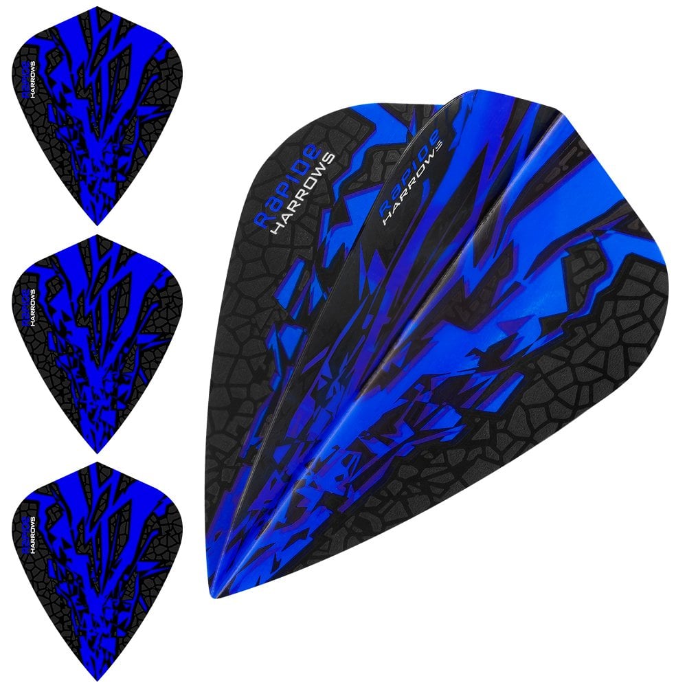 Harrows Rapide X Dart Flights - Kite Shape - Rapide-X