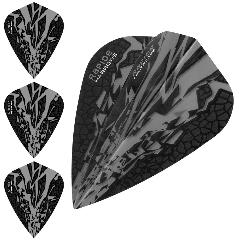 Harrows Rapide X Dart Flights - Kite Shape - Rapide-X