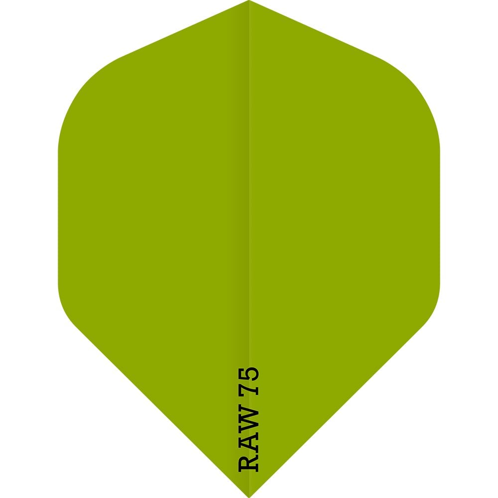 Dart Flights - Raw 75 - 75 Micron - Std - Plain - Neon Neon Green
