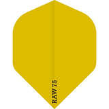 Dart Flights - Raw 75 - 75 Micron - Std - Plain - Neon Neon Yellow