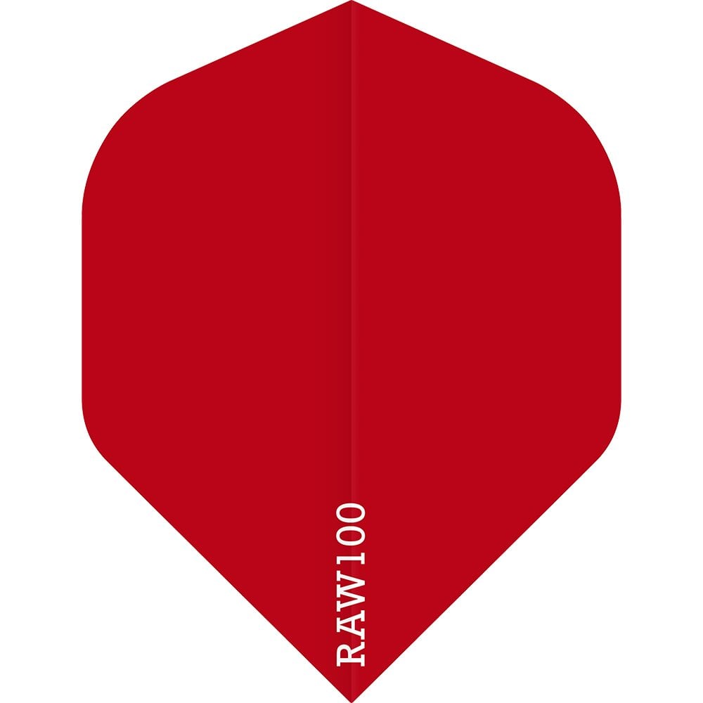 Dart Flights - Raw 100 - 100 Micron - Std - Plain Red