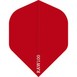Dart Flights - Raw 100 - 100 Micron - Std - Plain Red