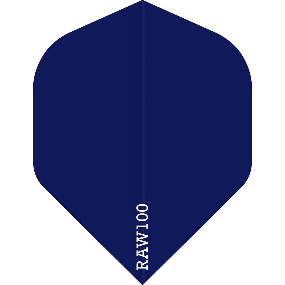 Dart Flights - Raw 100 - 100 Micron - Std - Plain Dark Blue