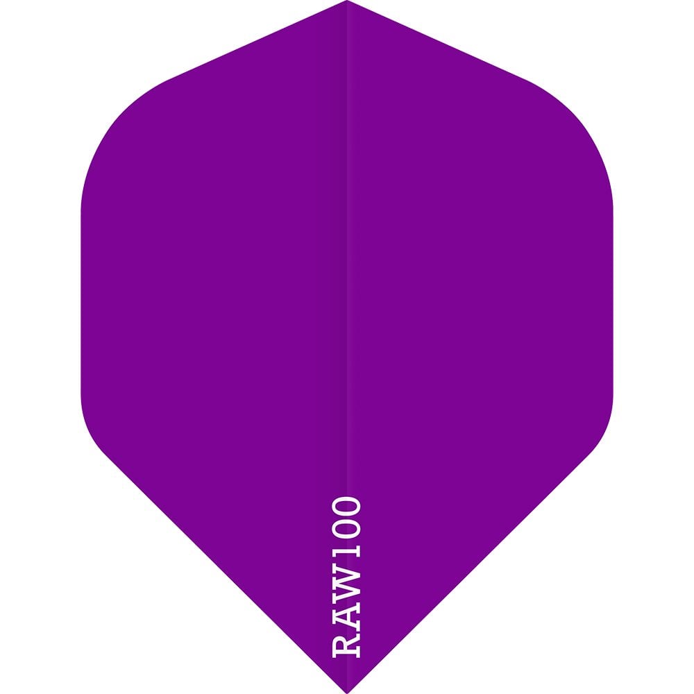 Dart Flights - Raw 100 - 100 Micron - Std - Plain Purple