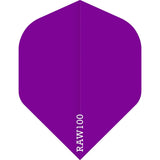Dart Flights - Raw 100 - 100 Micron - Std - Plain Purple