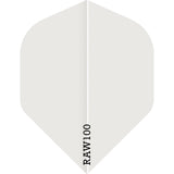 Dart Flights - Raw 100 - 100 Micron - Std - Plain White