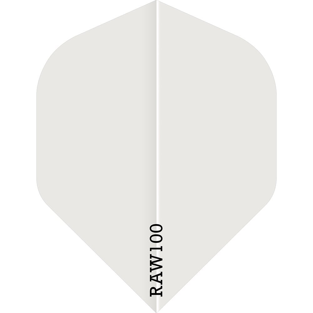 Dart Flights - Raw 100 - 100 Micron - Std - Plain White
