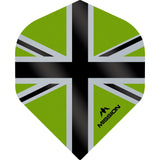 Mission Alliance-X Union Jack Dart Flights - No2 - Std Green Black