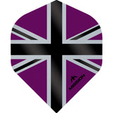 Mission Alliance-X Union Jack Dart Flights - No2 - Std Purple Black