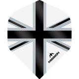 Mission Alliance-X Union Jack Dart Flights - No2 - Std White Black