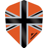 Mission Alliance-X Union Jack Dart Flights - No6 - Std Orange Black