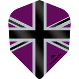 Mission Alliance-X Union Jack Dart Flights - No6 - Std Purple Black