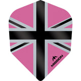 Mission Alliance-X Union Jack Dart Flights - No6 - Std Pink Black