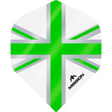 Mission Alliance Union Jack Dart Flights - No2 - Std - White White Green