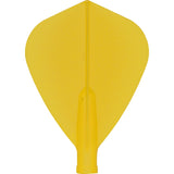 Cuesoul - Tero Flight System - Dart Flights - AK4 - Kite - Solid Yellow