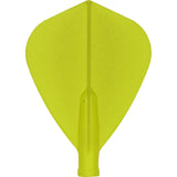 Cuesoul - Tero Flight System - Dart Flights - AK4 - Kite - Solid Green