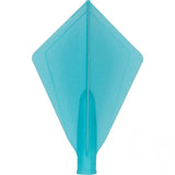 Cuesoul - Tero Flight System - Dart Flights - AK4 - Diamond - Solid Blue
