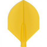 Cuesoul - Tero Flight System - Dart Flights - AK4 - Shield - Solid Yellow
