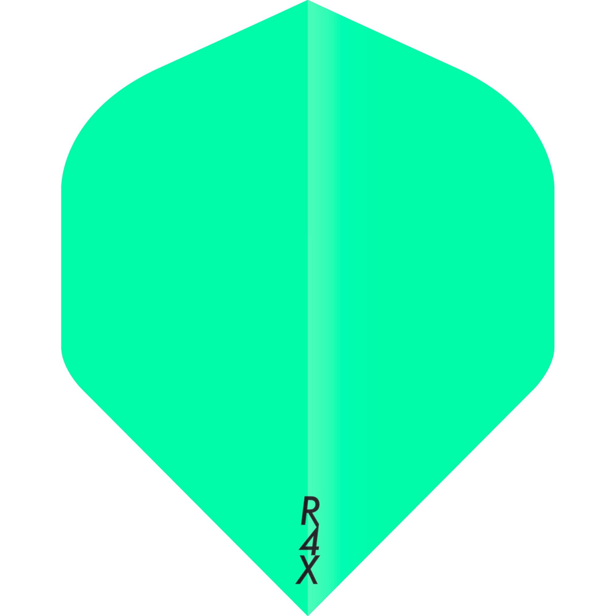 Ruthless R4X - Solid - Dart Flights - 100 Micron - No2 - Std Fluro Green