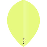 Ruthless R4X - Solid - Dart Flights - 100 Micron -  Pear Fluro Yellow