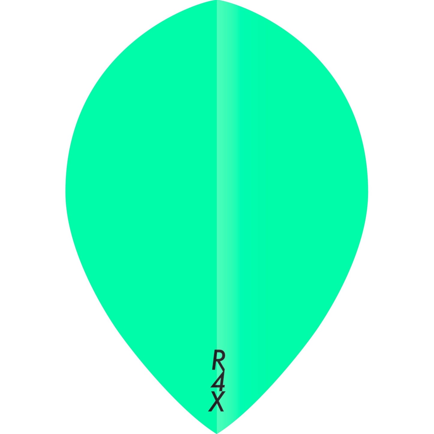 Ruthless R4X - Solid - Dart Flights - 100 Micron -  Pear Fluro Green