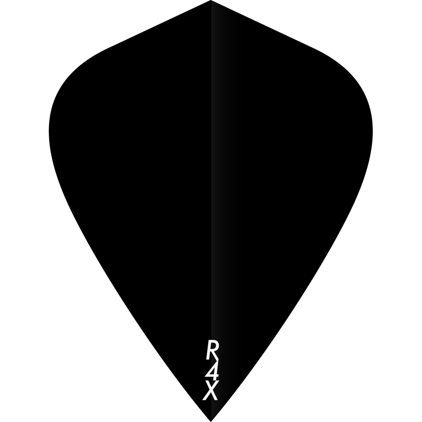 Ruthless R4X - Solid - Dart Flights - 100 Micron - Kite Black