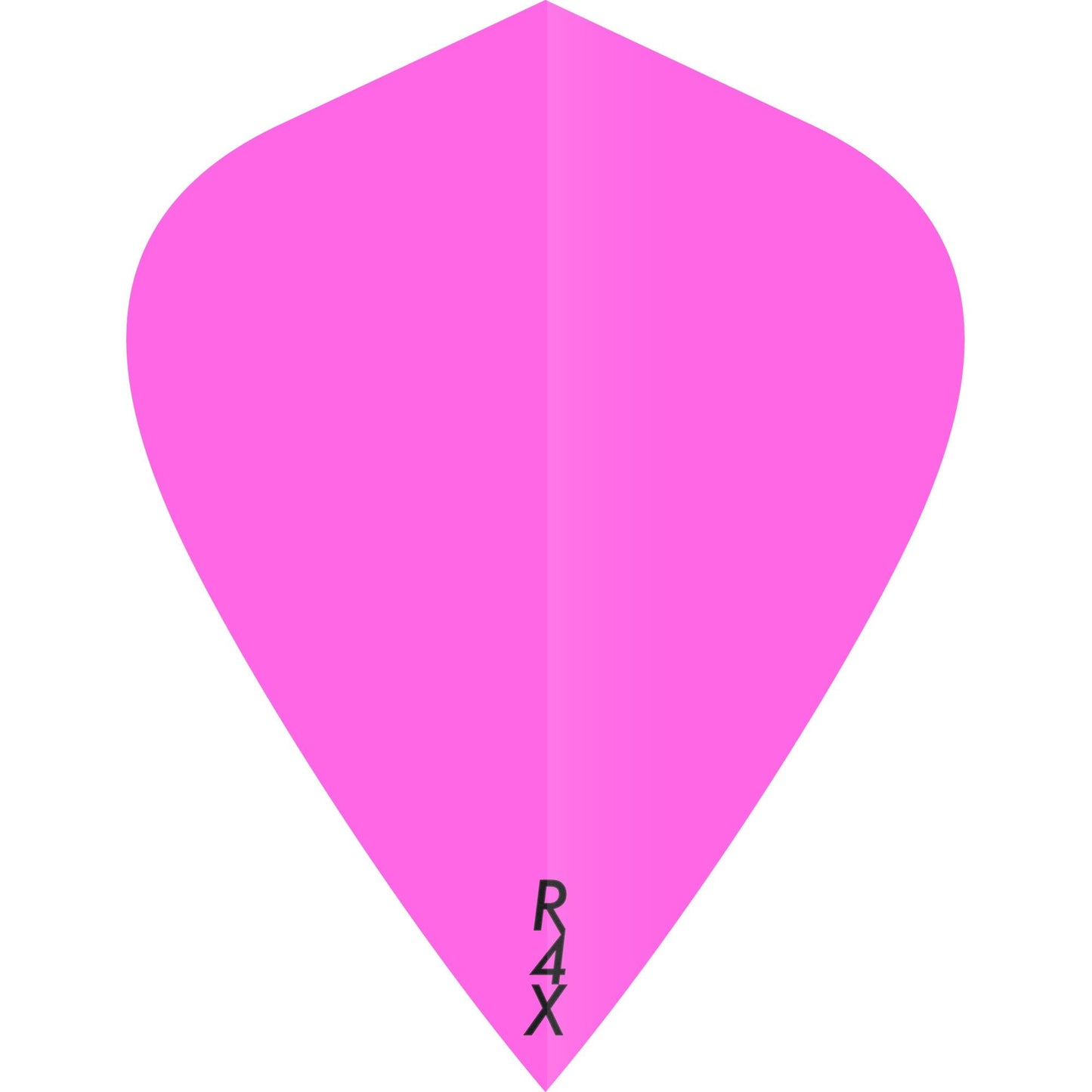 Ruthless R4X - Solid - Dart Flights - 100 Micron - Kite Fluro Pink