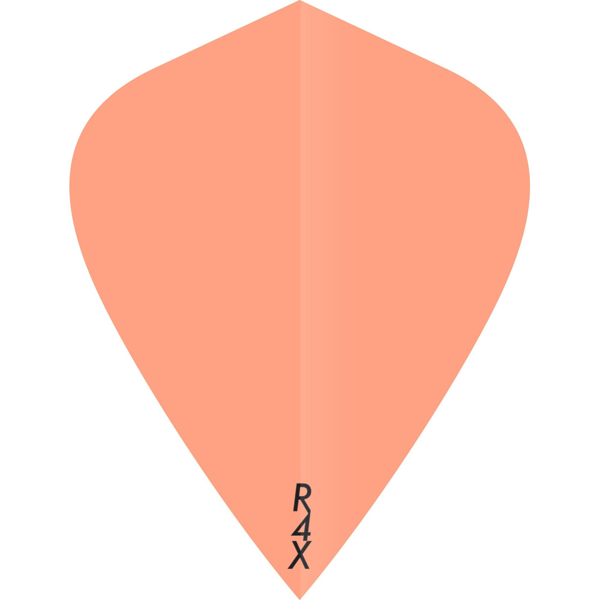 Ruthless R4X - Solid - Dart Flights - 100 Micron - Kite Fluro Orange